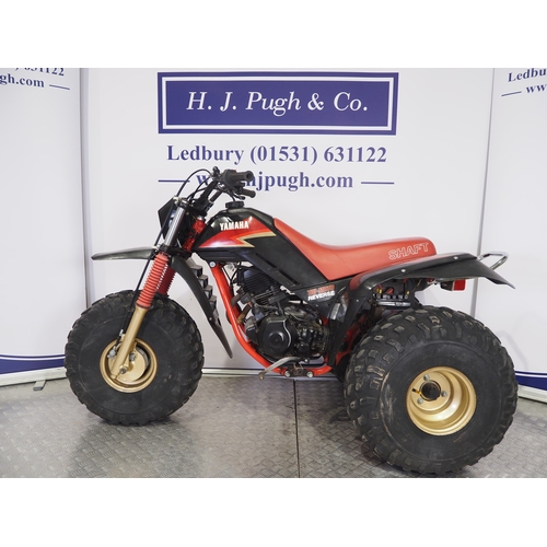 38 - Yamaha YTM225DRS Tri-moto Reverse Shaft drive ATC trike. 1986. 223cc
Frame No. JY31MB009GC003266
Eng... 