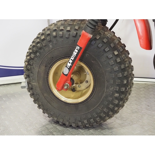 39 - Honda ATC250R trike. 1982. 248cc
Frame No. JH3T80600CC117009
Engine No. TB06E-2116741
Runs and rides... 