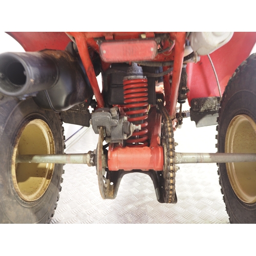 39 - Honda ATC250R trike. 1982. 248cc
Frame No. JH3T80600CC117009
Engine No. TB06E-2116741
Runs and rides... 