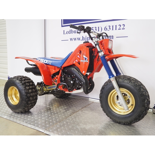 41 - Honda ATC250R trike. 1985. 246cc
Frame No. JH3TV0608FC421375
Engine No. TV06E- (remaining digits not... 