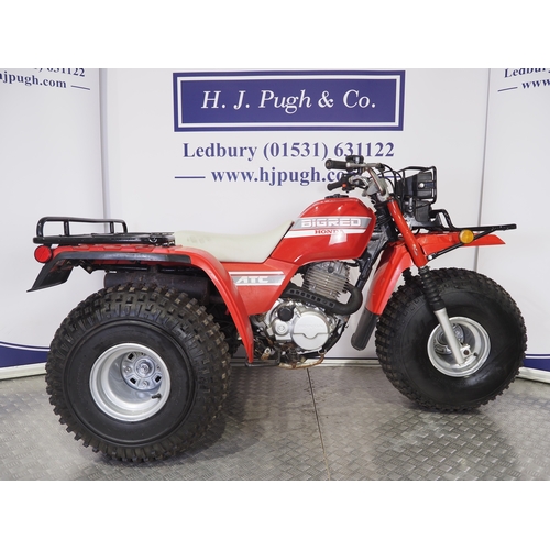 42 - Honda ATC250ES Big Red trike. 1988. 246cc
Frame No. JH3TE04 JK401402
Engine No. TE04E-7017706
Runs a... 