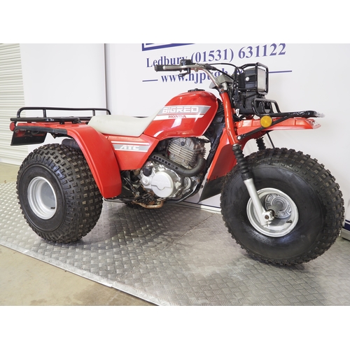 42 - Honda ATC250ES Big Red trike. 1988. 246cc
Frame No. JH3TE04 JK401402
Engine No. TE04E-7017706
Runs a... 