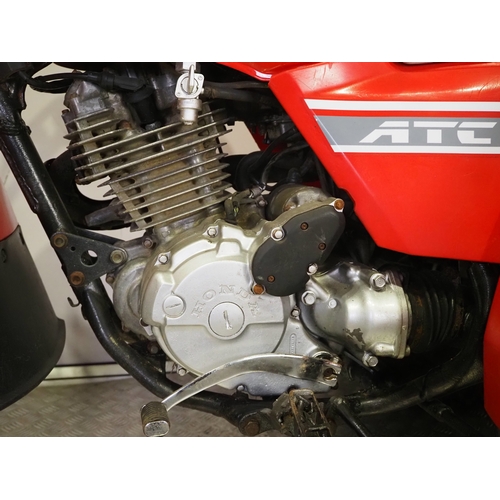 42 - Honda ATC250ES Big Red trike. 1988. 246cc
Frame No. JH3TE04 JK401402
Engine No. TE04E-7017706
Runs a... 