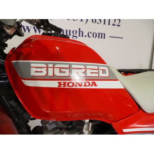 42 - Honda ATC250ES Big Red trike. 1988. 246cc
Frame No. JH3TE04 JK401402
Engine No. TE04E-7017706
Runs a... 