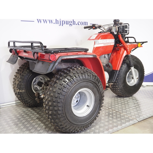 42 - Honda ATC250ES Big Red trike. 1988. 246cc
Frame No. JH3TE04 JK401402
Engine No. TE04E-7017706
Runs a... 