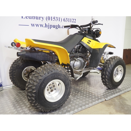 44 - Yamaha Warrior YFM350 quad. 1996. 348cc
Frame No. 3GD-177213
Engine No. 3GD-176914
Runs and rides bu... 