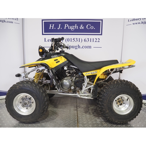 44 - Yamaha Warrior YFM350 quad. 1996. 348cc
Frame No. 3GD-177213
Engine No. 3GD-176914
Runs and rides bu... 