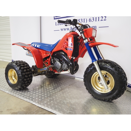 31 - Honda ATC250R trike. 1986. 246cc
Frame No. JH3TB0602GC506505
Engine No. TB06E-250700
Runs and rides.... 