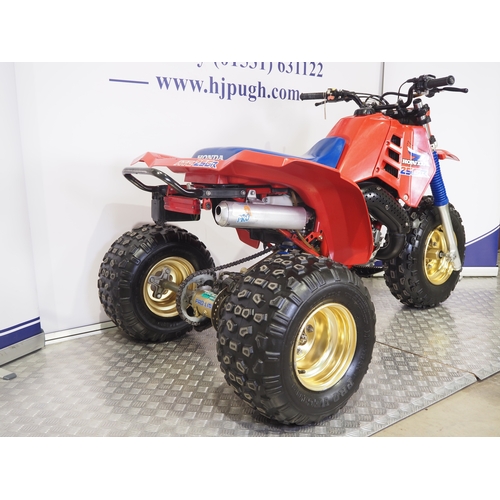 31 - Honda ATC250R trike. 1986. 246cc
Frame No. JH3TB0602GC506505
Engine No. TB06E-250700
Runs and rides.... 