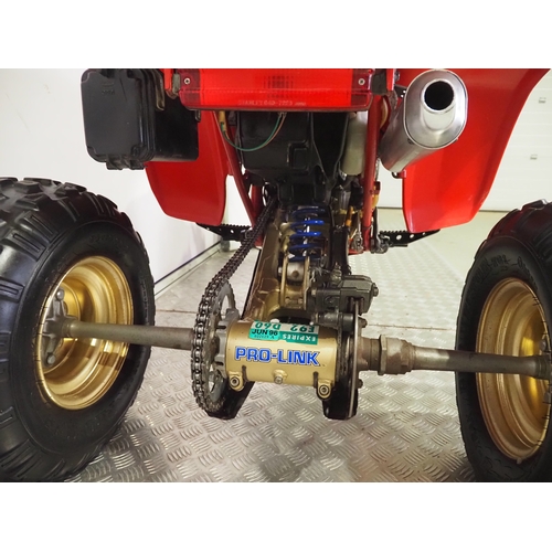 31 - Honda ATC250R trike. 1986. 246cc
Frame No. JH3TB0602GC506505
Engine No. TB06E-250700
Runs and rides.... 