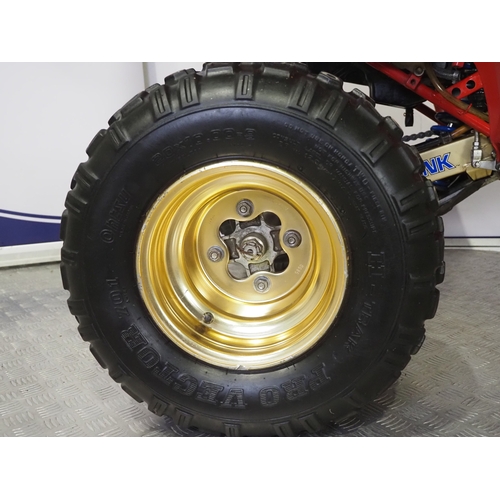 31 - Honda ATC250R trike. 1986. 246cc
Frame No. JH3TB0602GC506505
Engine No. TB06E-250700
Runs and rides.... 