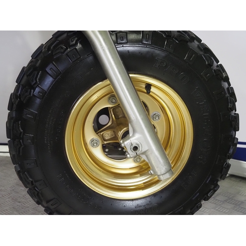 31 - Honda ATC250R trike. 1986. 246cc
Frame No. JH3TB0602GC506505
Engine No. TB06E-250700
Runs and rides.... 