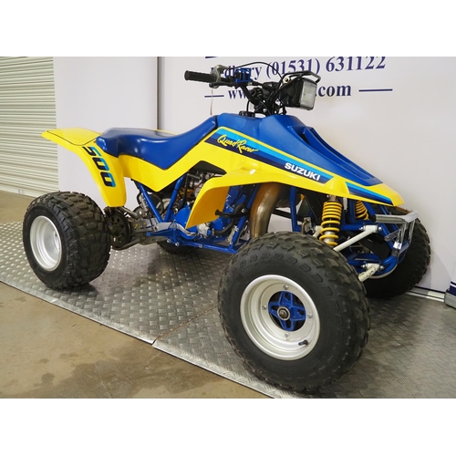 45 - Suzuki LT500R Quad Racer quad. 500cc
Frame No. JSAAM11A2L2100111
Engine No. M103-103159
Runs and rid... 