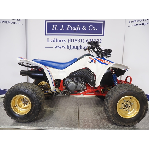 46 - Honda TRX250R Fourtrax 250 quad. 1986. 250cc
Frame No. JH3TE1201GC000540
Engine No. TB06E-1001198
En... 