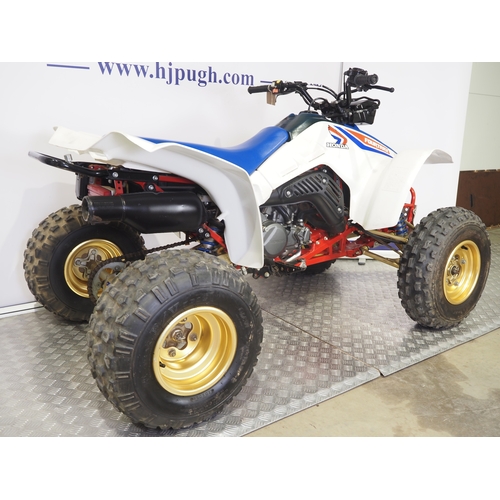 46 - Honda TRX250R Fourtrax 250 quad. 1986. 250cc
Frame No. JH3TE1201GC000540
Engine No. TB06E-1001198
En... 