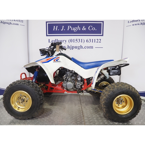 46 - Honda TRX250R Fourtrax 250 quad. 1986. 250cc
Frame No. JH3TE1201GC000540
Engine No. TB06E-1001198
En... 