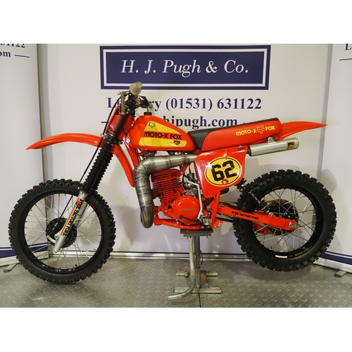 49 - Honda CR250R Elsinore Red Rocket motocross bike. 1978. 250cc
Frame No. CR250R-2102251
Engine No. CR2... 
