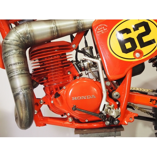 49 - Honda CR250R Elsinore Red Rocket motocross bike. 1978. 250cc
Frame No. CR250R-2102251
Engine No. CR2... 