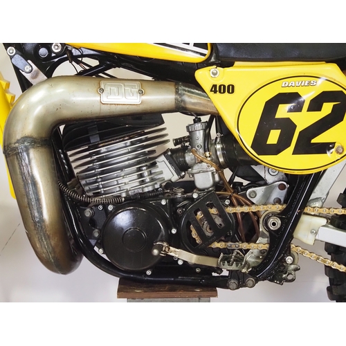 51 - Yamaha YZ400 motocross bike. 1978. 400cc
Frame No. 2K8-005892
Engine No. 2K8-005892
Runs and rides. ... 