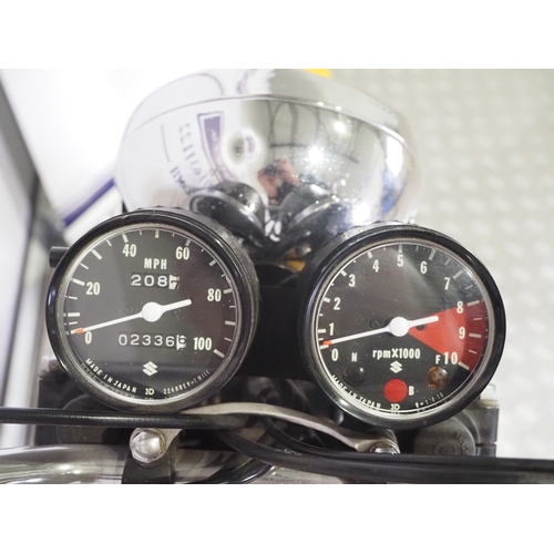 53 - Suzuki TS-185K Sierra trail bike. 1973. 185cc.
Frame No. TS185 77064
Engine No. TS185 77049
Runs and... 