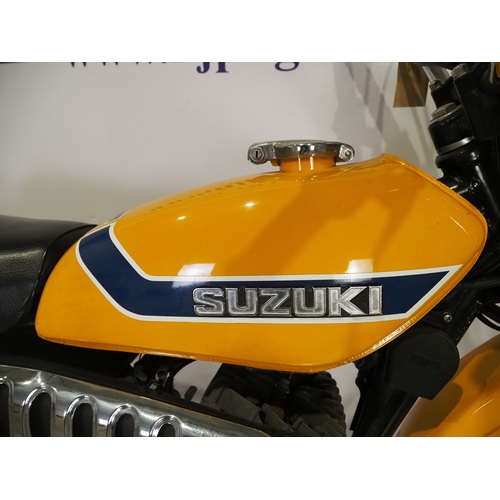 53 - Suzuki TS-185K Sierra trail bike. 1973. 185cc.
Frame No. TS185 77064
Engine No. TS185 77049
Runs and... 