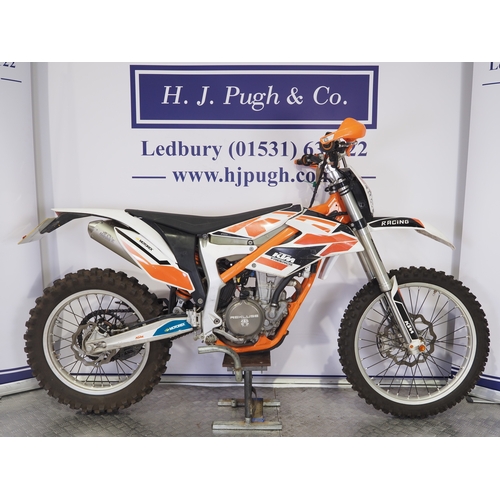 54 - KTM 350 15 Freeride motocross bike. 2014. 350cc
Frame No. VBKFRA409FM228773
Engine No. 0572065157
Ru... 