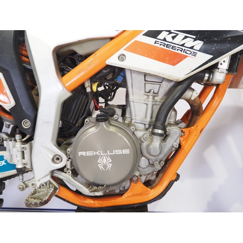 54 - KTM 350 15 Freeride motocross bike. 2014. 350cc
Frame No. VBKFRA409FM228773
Engine No. 0572065157
Ru... 