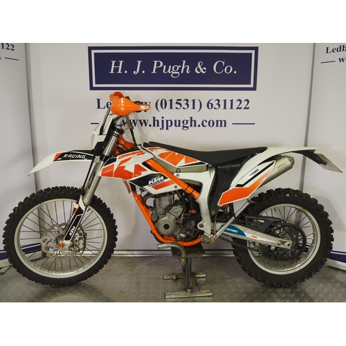 54 - KTM 350 15 Freeride motocross bike. 2014. 350cc
Frame No. VBKFRA409FM228773
Engine No. 0572065157
Ru... 