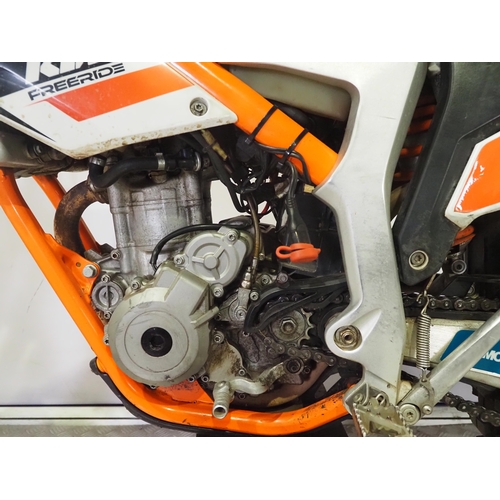 54 - KTM 350 15 Freeride motocross bike. 2014. 350cc
Frame No. VBKFRA409FM228773
Engine No. 0572065157
Ru... 