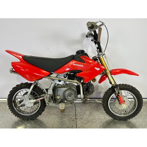 24 - Honda CRF50F child's motorcycle. 2004. 
Last ridden November 2025 so may require some recommissionin... 