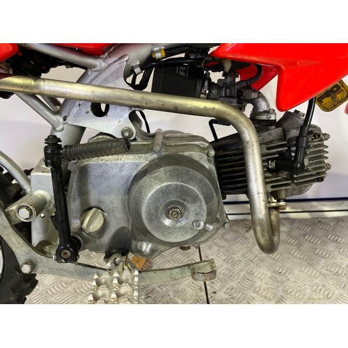 24 - Honda CRF50F child's motorcycle. 2004. 
Last ridden November 2025 so may require some recommissionin... 