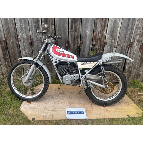 Yamaha TY175 trials bike. Engine No. 13E-000582 Has been in storage