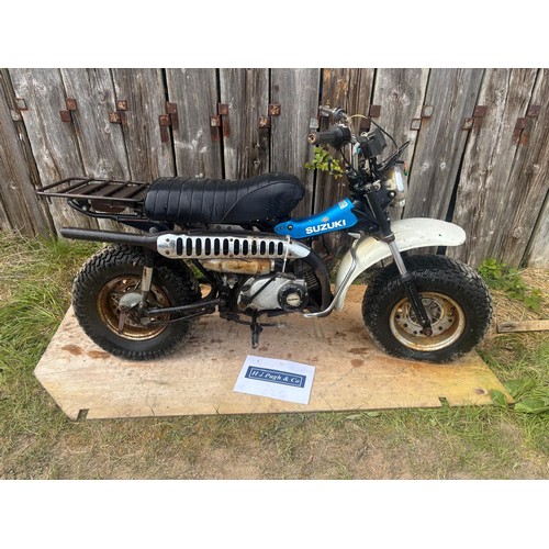 Suzuki RV90 motorcycle project. Frame No. RV90-101235 Engine No. RV90 ...