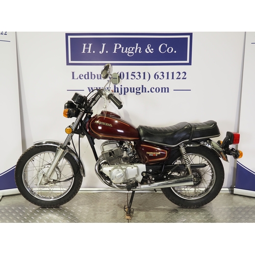 Honda CM200T Twinstar motorcycle. 1980. 200cc Frame No. MC012016542 ...