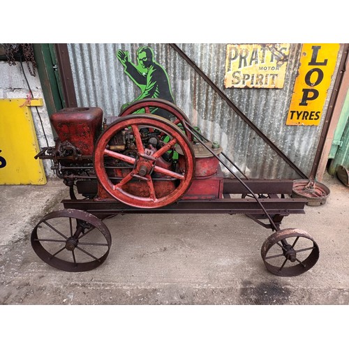 Amanco 4 Mule Team stationary engine. Supplied new by Swaffields to a farm in Mudford near Yeovil