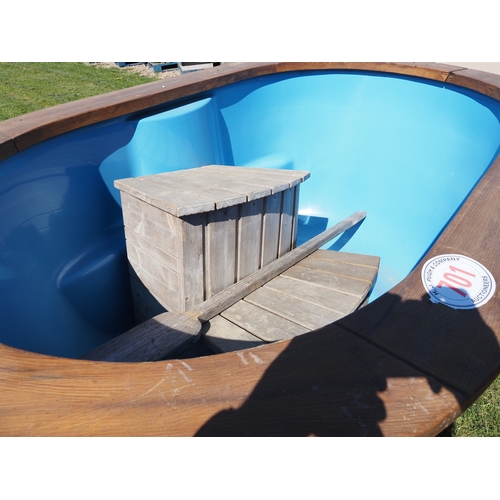 701 - Wood fired hot tub
