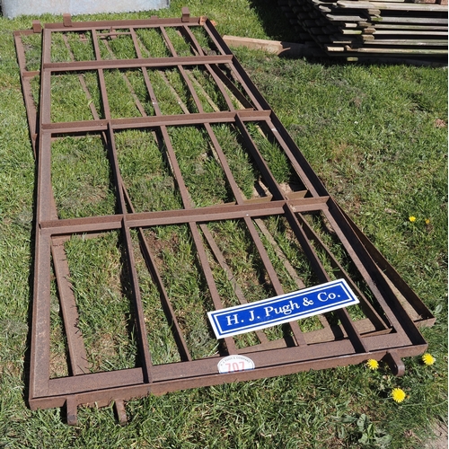 707 - Pair of metal gates 10ft