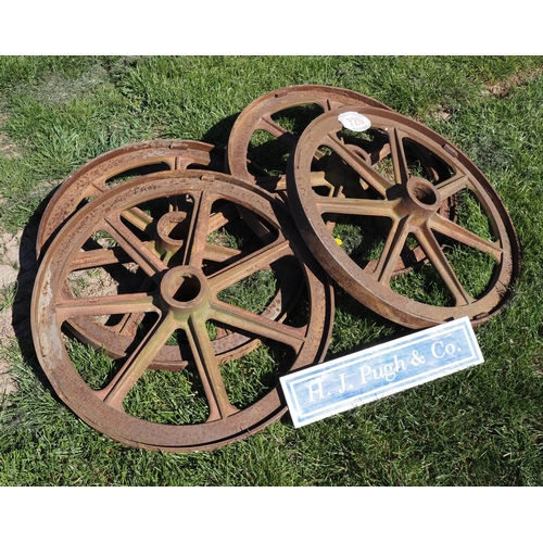 726 - Cast iron wheels - 4