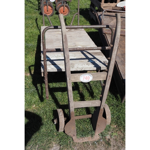 740 - Garden nursery trolley and sack truck