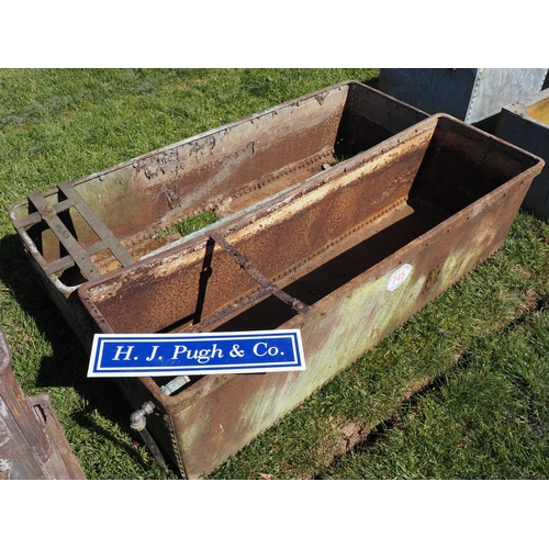 745 - Galvanised water trough 2x5ft A/F