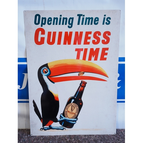 Modern tin sign - Opening Time is Guinness Time 28
