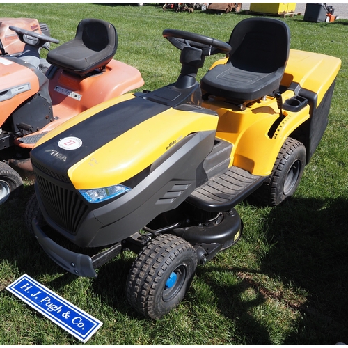27 - Stiga E-Ride C500 ride on mower. Key in office