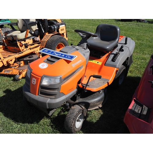 45 - Husqvarna CTH126 ride on mower. Key in office