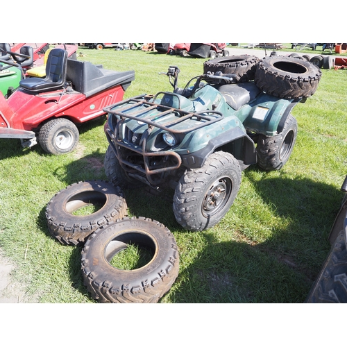 48 - Yamaha Bruin 350 ultramatic quad. Key in office