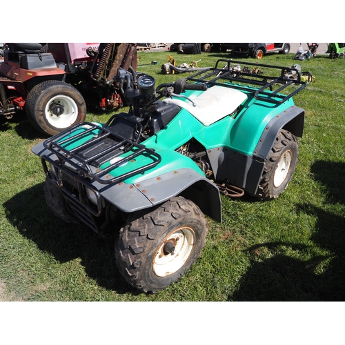 54 - Kawasaki KLF300 4x4 quad. Key in office