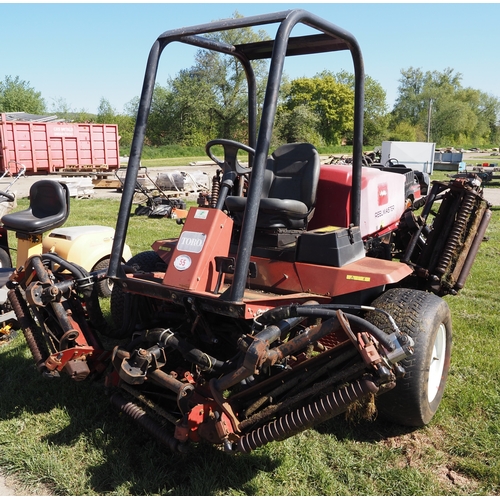 55 - Toro Reelmaster mower. Key in office