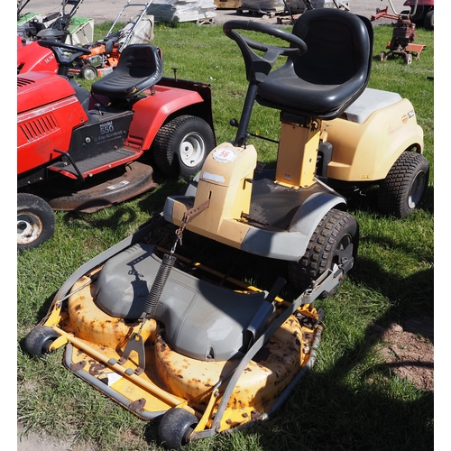 56 - Stiga Park Compact ride on mower. Runs and drives. Key in office