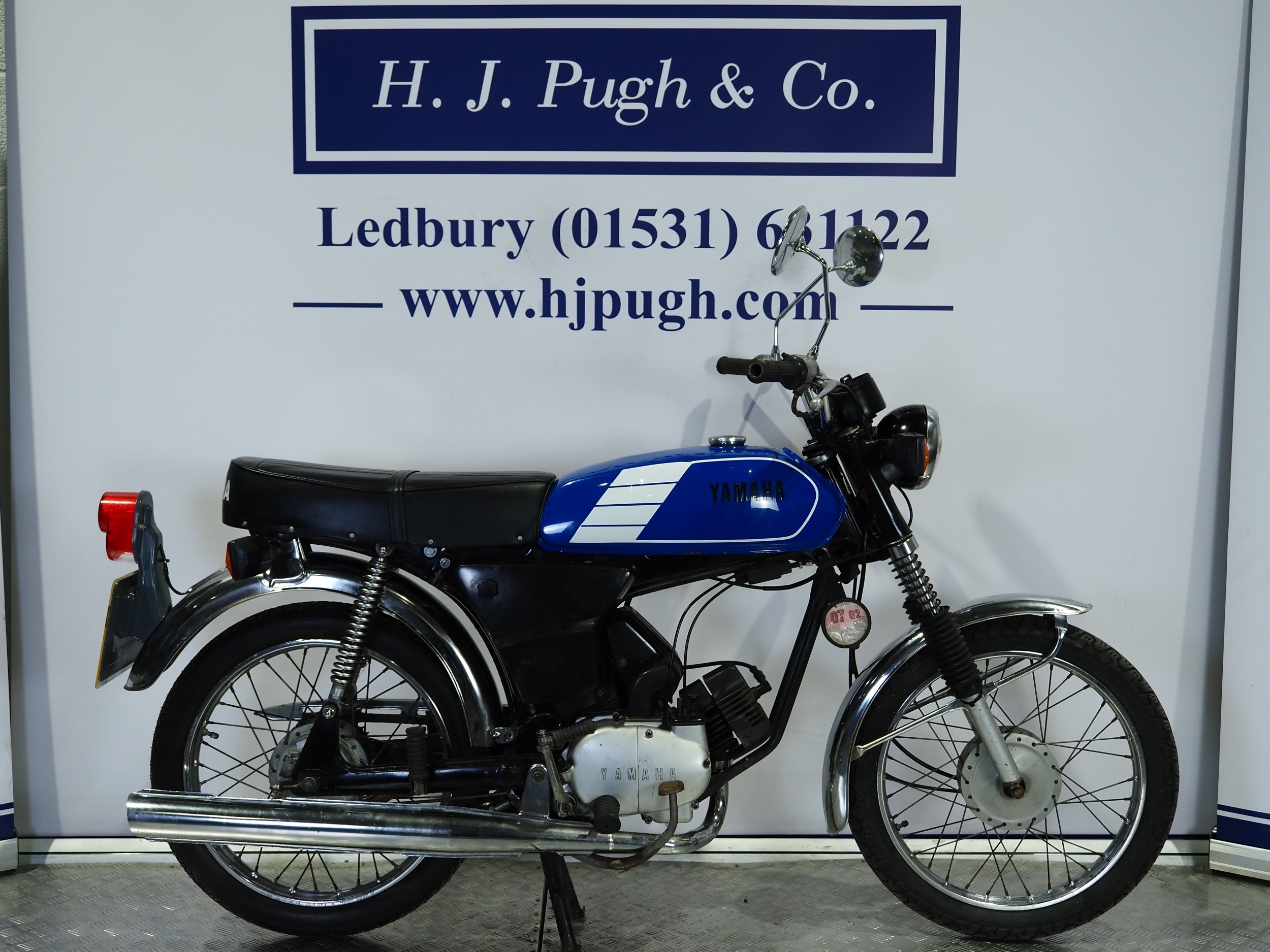 Yamaha FS1E motorcycle. 1988. 50cc Frame No. 3F6-112589 Engine No. 3F6 ...