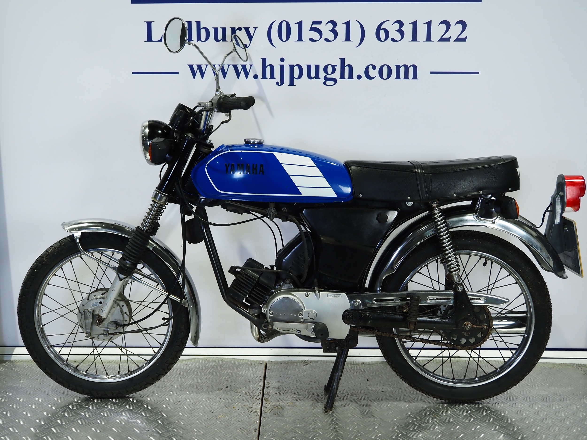 Yamaha FS1E motorcycle. 1988. 50cc Frame No. 3F6-112589 Engine No. 3F6 ...