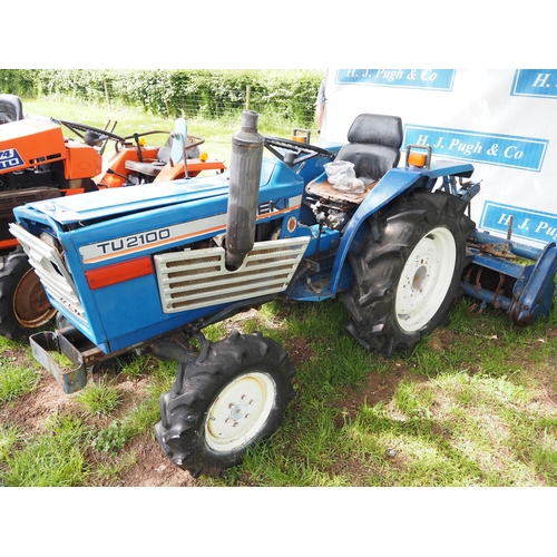 2001 - Iseki TU2100 compact tractor with tiller